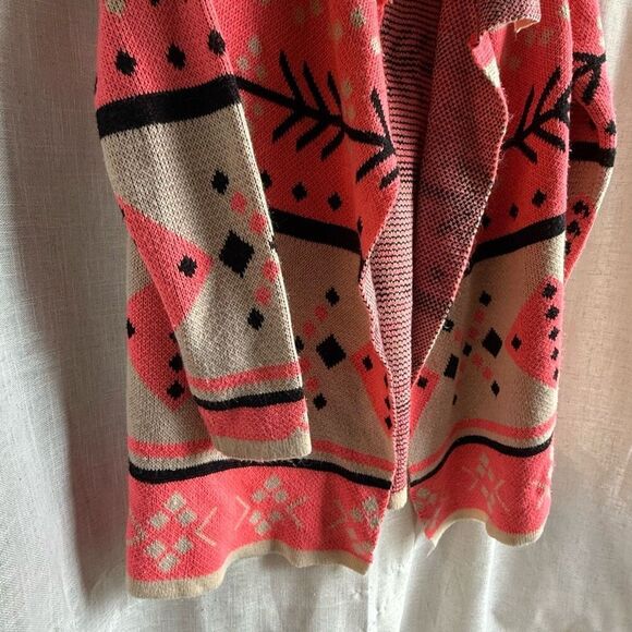 Rock‎ & Roll Cowgirl Women Waterfall Duster Cardigan Size S Boho Hippie Festival - Picture 6 of 14